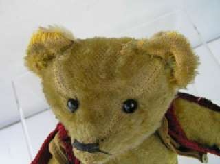   1912 Early American Teddy Bear Roosevelt Roughrider outfit 15 mohair