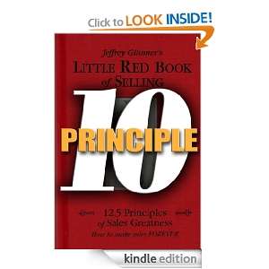 Little Red Book of Selling Principle 10 Jeffrey Gitomer  