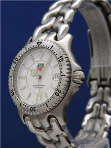 Mans TAG Heuer S/el SEL Stainless Watch   WG1212 KO White Dial (45628 