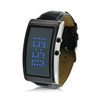   Blue LED WristWatch With Scrolling Text And Romance Unisex  