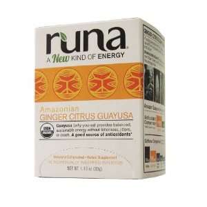 Runa  Guayusa Tea Box, Ginger Citrus, 1.13 Ounce  