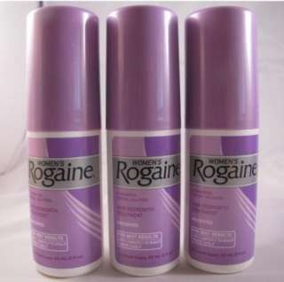 Womens Rogaine 3 Month Hair Regrowth Treatment 2% Minoxidil Solution 