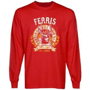   State Bulldogs Big Game Long Sleeve T Shirt   Red