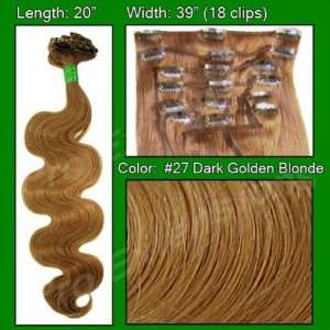  #27 Dark Golden Blond   20 inch Body Wave   925655: Beauty
