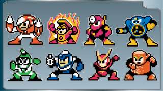 MEGA MAN 2 ROBOT MASTERS Decal Combo Pack Megaman 2  