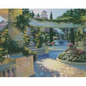  Bellagio Garden   Howard Behrens 17x13 CLEARANCE