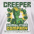 Minecraft Creeper Demolition Company T   Shirt New!! Officially 