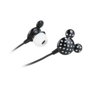   Earbuds Earphones Headphones (Black with Silver Dots) for Apple iPod