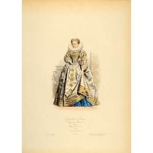  1870 Gabrielle dEstrÃ©es France Renaissance Costume 