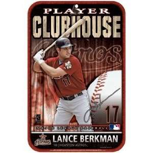 MLB Lance Berkman Houston Astros Sign 