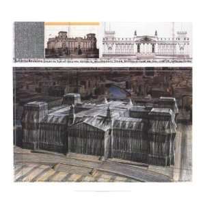  Wrapped Reichstag Project for Berlin by Christo (Javacheff 