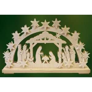  German Electric Nativity Star Christmas Arch