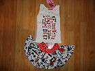 NWT NEW Boutique Havengirl Haven Girl Candy 2 pc Top Skort LOT 4T 4