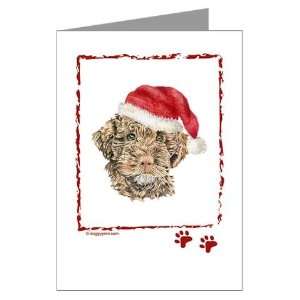 Happy Holidays Lagotto Romagnolo Greeting Cards Greeting Cards Pk of 