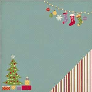  Deck The Halls Double Sided Paper 12X12 Hung With Care 