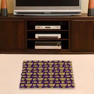    NCAA LSU Tigers Purple Small Rally Roll Up Pet Bed: Pet Supplies