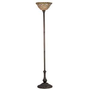  72.5H Diamond & Jewel Torchiere Floor Lamp: Home 