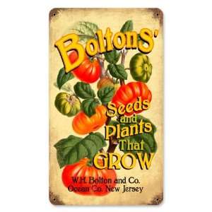  Boltons Seeds Food and Drink Vintage Metal Sign   Victory 