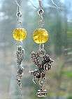 買 Olde Castle Arts ~ Honey Bee Double Charm Earrings with Yellow 