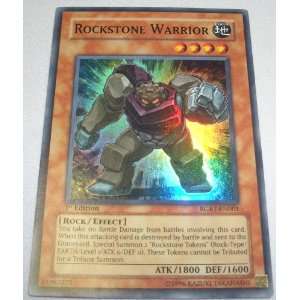  Yugioh RGBT EN001 Rockstone Warrior Super Rare Card: Toys 