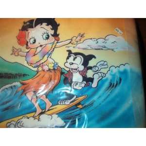  Betty Boop Classic Totebag  Surfs up 