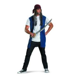 Pirates of the Caribbean Captain Jack Sparrow Adult Costume One Size 