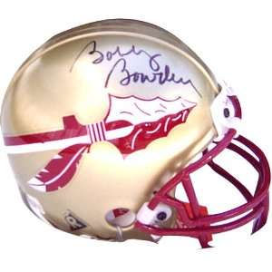  Bobby Bowden Autographed Football Helmet(Unframed)