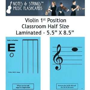  Notes & Strings Violin 1st Position 5.5X8.5 Classroom 