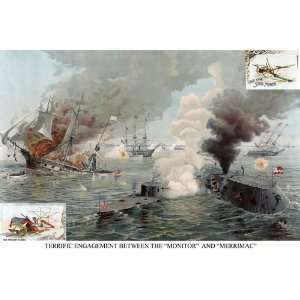  Naval Engagement of the Monitor & Merrimack or the Battle 
