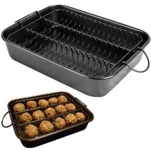    BSS   Chef BuddyT Roasting Pan with Floating Rack 