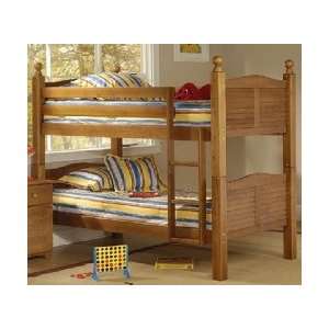  Shutter Pecan Bunk Bed Furniture & Decor