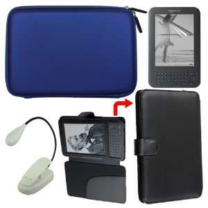 Premium Blue EVA Carrying Bag and Black Leather Case + 6 inch of Clear 
