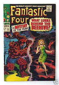 Fantastic Four #66 1967 Silver Age Marvel Comic Origin Him Warlock Lee 