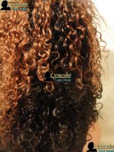 full lace wig curly duo COLOR medium cap size  