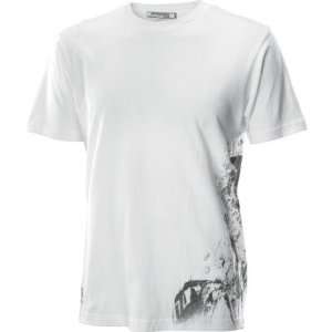  Thor Motocross Mud T Shirt   2X Large/White: Automotive