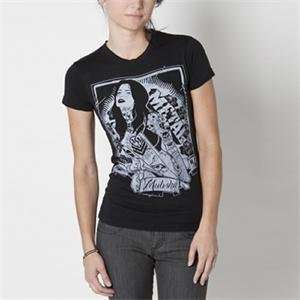  Metal Mulisha Womens Storage T Shirt   Large/Black 
