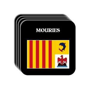 Provence Alpes Cote dAzur   MOURIES Set of 4 Mini Mousepad Coasters
