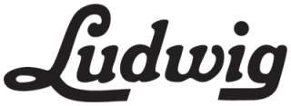 Vintage 60s LUDWIG Bass Drum Logo Decal Sticker  