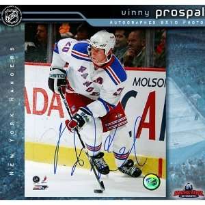  Vinny Prospal New York Rangers Autographed/Hand Signed 8 x 