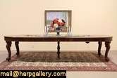 Victorian 1875 Round Dining Table, Extends 11  
