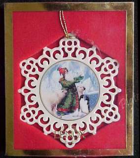 Lenox 1999 Pierced Snowflake Ornament Gift of Peace MIB  