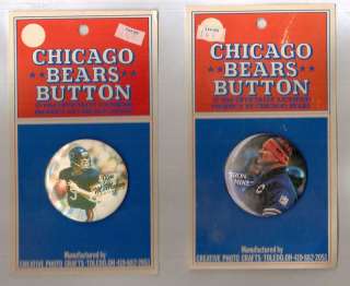 1986 Chicago Bears Mike Ditka Iron Mike Pin Button  