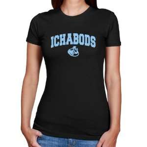  Washburn Ichabods Ladies Black Logo Arch Slim Fit T shirt 