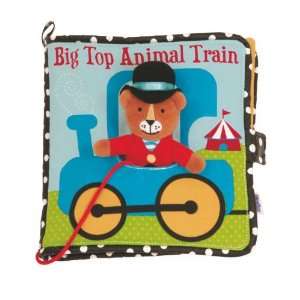   : Manhattan Toy Big Top Animal Train Soft Activity Book: Toys & Games