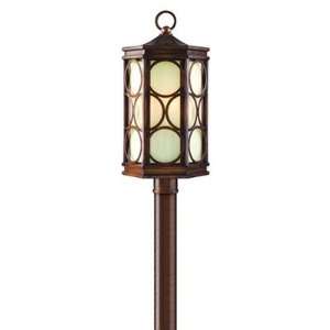  Holmby Hills Four Light Post Lantern Set in Bronze: Home 