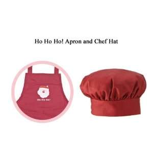  HoHoHo Apron + Hat   Red