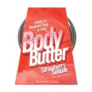  Body butter   4 oz strawberry: Health & Personal Care