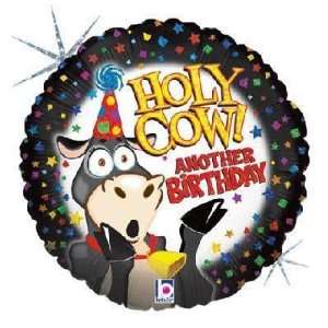    Birthday Balloons  18 Holy Cow Birthday Holograph Toys & Games