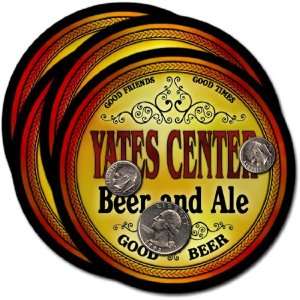  Yates Center, KS Beer & Ale Coasters   4pk Everything 
