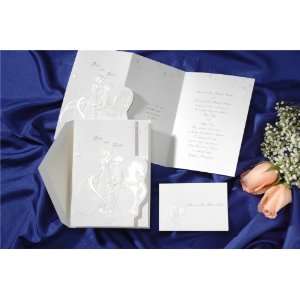  Your Chariot, MLady in Pearl Wedding Invitations